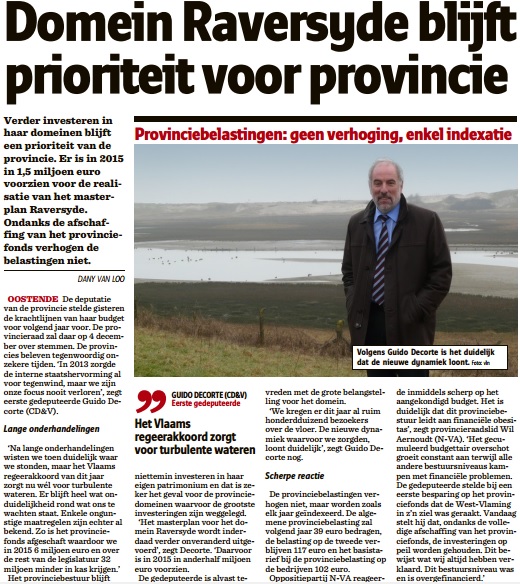 Artikel Wim Aernoudt N-VA