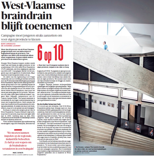 Braindrain West-Vlaanderen