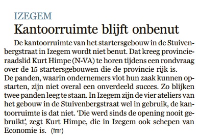 Kantoorruimte onbenut Izegem