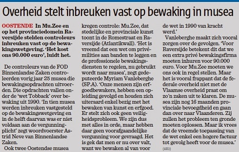 Krantenartikel Mu.ZEE