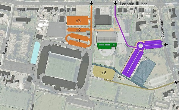 Plan eindfase Olympisch Zwembad Brugge