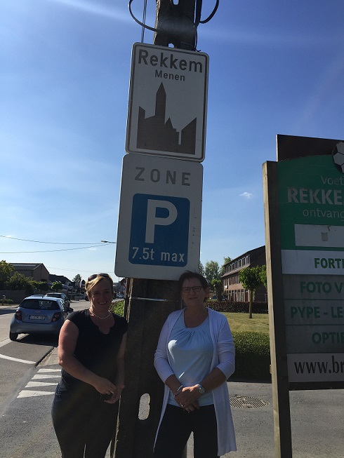  provincieraadslid Sigrid Vandenbulcke en OCMW-raadslid Ann Roose, beiden uit Menen