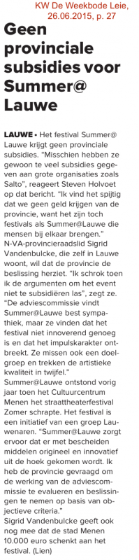 Summer@Lauwe