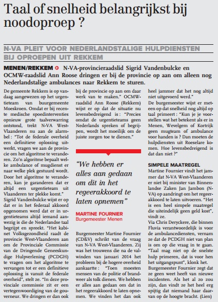 Taal medische interventie