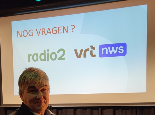 Bezoek VRT-gebouw met raadslid Luc Coupillie