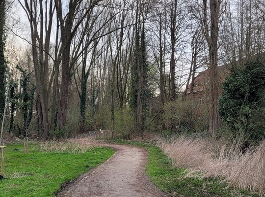 Fietsroute in West-Vlaanderen