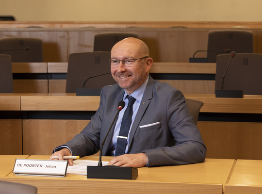 Provincieraadslid Johan De Poorter vindt dat er te weinig burgers zijn aangesloten bij BE-Alert