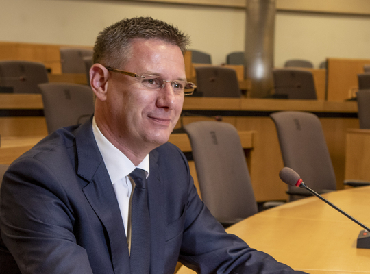 Provincieraadslid Kurt Himpe in Boeverbos