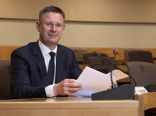 Provincieraadslid Kurt Himpe in Boeverbos