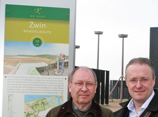 Zwin Natuur Park met raadsleden Jan Van Meirhaeghe en Wim Aernoudt