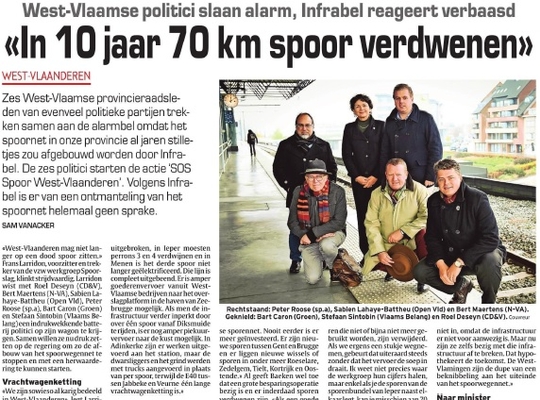 Actie SOS Spoort HLN